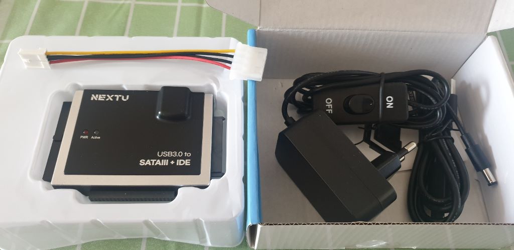 구형 하드디스크 백업- 넥스트 USB 3.0 to SATA IDE 컨트롤러 NEXT-518U3 SATAIDE 본품